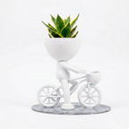 Cyclist Planter